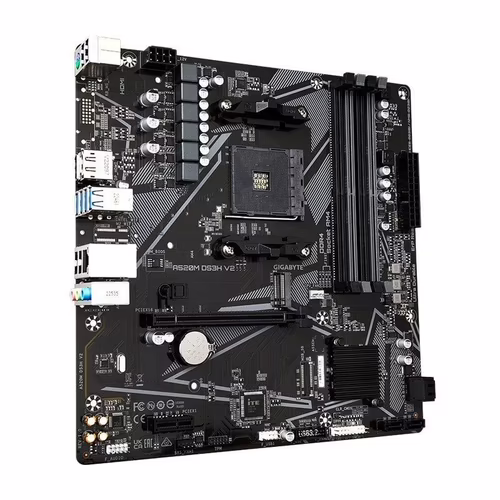 GIGABYTE A520M DS3H V2:(AM4) 4DDR4 HDMI DVI-D DP mATX | 9MA52M3H2-00-10 | 4719331854690 imagen 3