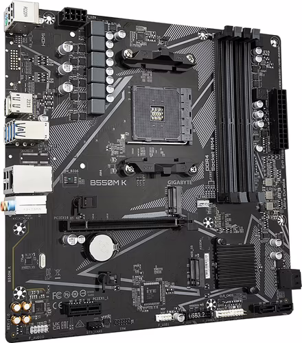 GIGABYTE B550M K:(AM4) 4DDR4 HDMI DP RJ45 mATX | 9MB55MK-00-10 | 4719331852764 imagen 3
