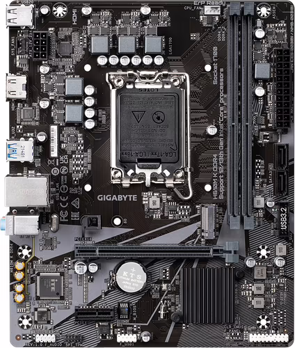 GIGABYTE H610M K DDR4: (1700) 2DDR4 USB HDMI RJ45 mATX | H610M K DDR4 G10 | 4719331851675 imagen 2