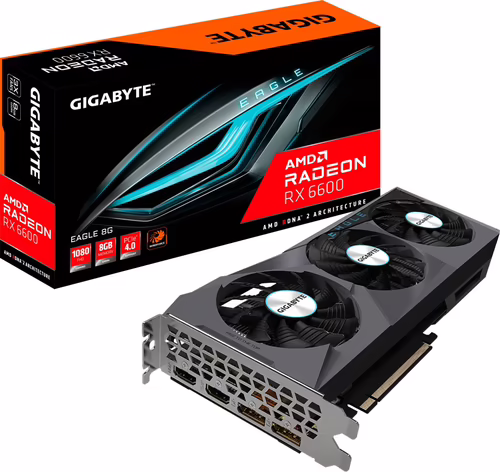 GIGABYTE RX6600 EAGLE 8G (GV-R66EAGLE-8GD) Revisión 1.0 | GV-R66EAGLE-8GD 1.0 | 4719331309923 imagen 8