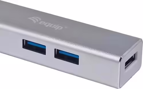 Hub EQUIP USB-C 3.0 a 4xUSB-A 3.0 Plata (EQ128958) | 4015867225646 imagen 5