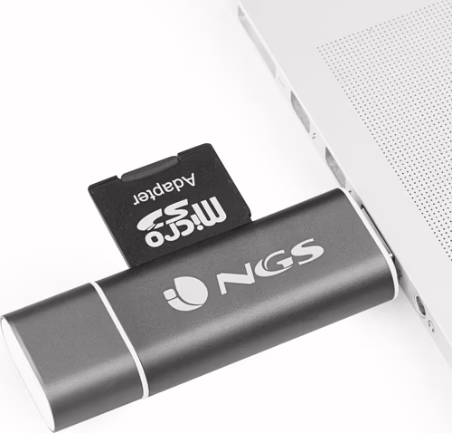 CARD READER EXTERNO NGS TARJETAS MICROSD SD CONECTORES USB MICROUSB USB-C ALLYRE | ALLYREADER | 8435430608403 imagen 5