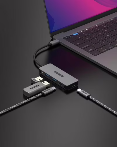 Hub Sitecom USB-C a 2xUSB-A 2xUSB-C 15cm (CN-5010) imagen 4