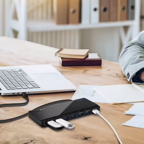 HUB TP-LINK USB 3.0 7 PUERTOS NEGRO UH700 | 6935364010065 imagen 4