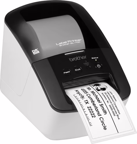 IMPRESORA ETIQUETAS BROTHER QL-700  QL700ZX1 | 4977766707121 imagen 2