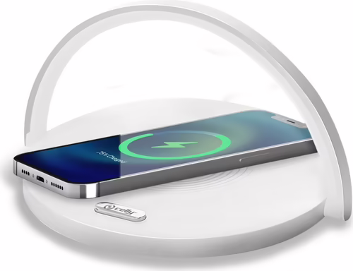 Lámpara CELLY Cargador Wireless 15W (WLLIGHTCIRCLEWH) imagen 2