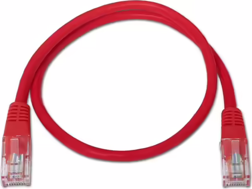 Cable AISENS RJ45 Cat.6 U/UTP 0.5m Rojo (A135-0237) | 8436574702361 imagen 2