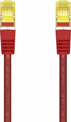 Latiguillo AISENS RJ45 Cat.7 SFTP 50cm Rojo (A146-0469) | 8436574705201 imagen 2
