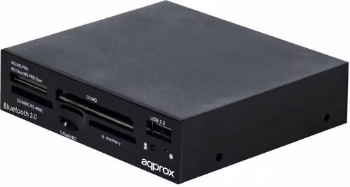 Lector Tarjetas Approx USB 2.0 Negro V4 (APPICRV4) | 8435099518747 imagen 2