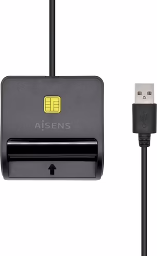 Lector Tarjetas AISENS DNIe USB 2.0 (ASCR-SN02SD-BK) | 8436574706109 imagen 2