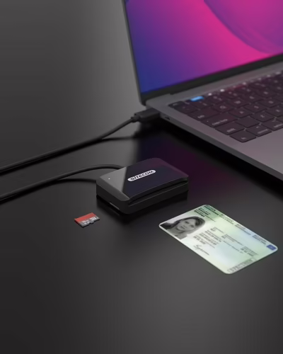 Lector Tarjetas Sitecom USB-C 2.0 60cm Negro (MD-1002) imagen 7
