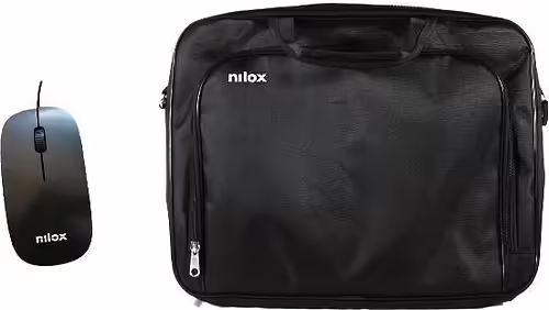 Maletín+Ratón NILOX Essential 15.6`` Negro (NXMOS4156BK) | 8436556143984 imagen 2