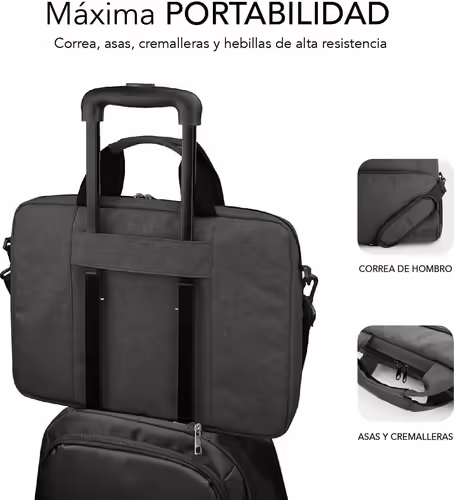 SUBBLIM MaletÍn Ordenador Air Padding Laptop bag 13,3-14`` Gris Oscuro | SUBLB-4APLB50 | 8436586742195 imagen 4