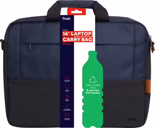Maletin Trust Lisboa 16`` Poliéster Azul (24980) | 8713439249804 imagen 9