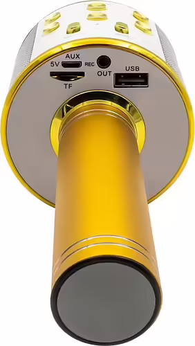 Micrófono Karaoke DENVER Bluetooth Dorado (KMS-20GOMK2) | 5706751068423 imagen 5