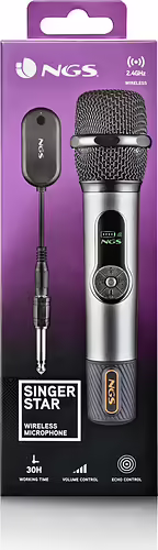 Micrófono NGS Wireless + Adap. Jack 6.3mm (SINGERSTAR) | 8435430626629 imagen 8