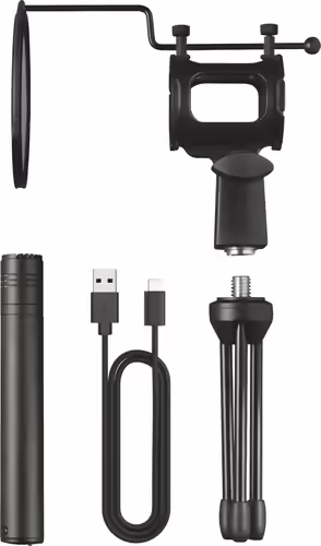 Micrófono Trust GXT241 Velica USB Trípode Negro (24182) | 8713439241822 imagen 4