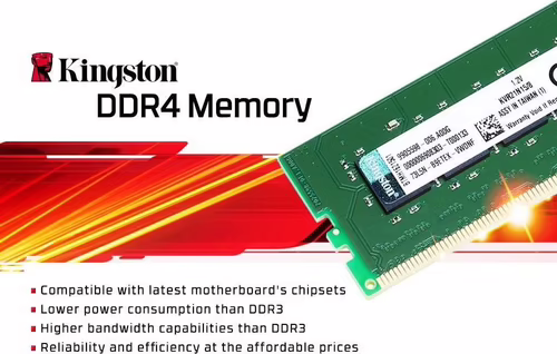 Módulo Kingston DDR4 16Gb 2666Mhz DIMM (KVR26N19D8/16) | 0740617270891 imagen 2
