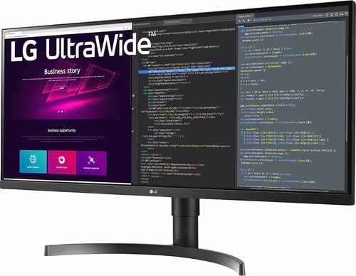 Monitor LG 34`` IPS 21:9 UltraWide QHD Negro (34WN750-B) | 8806098724673 imagen 2