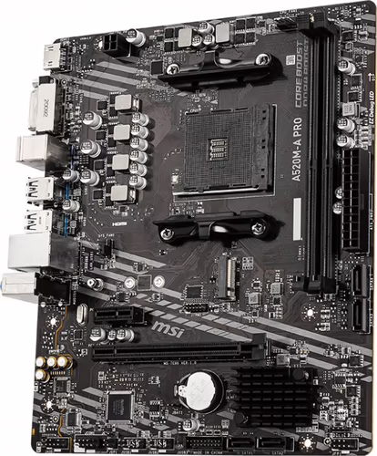 MSI A520M-A PRO: (AM4) 2DDR4  DVI HDMI mATX | 911-7C96-001 | 4719072749927 imagen 2
