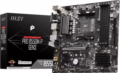 MSI PLACA BASE PRO B550M-P GEN 3  SOCKET AM4 GEN 3.ª - 4.ª - 5.ª / 4xDDR4 / 1 | 911-7D95-002 | 4719072962234 imagen 2