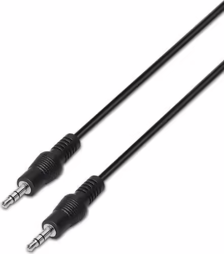 Nanocable Audio 3.5mm/M a 3.5mm/M 5m Negro (10.24.0105) | 8433281002807 imagen 2