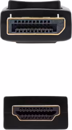 CABLE NANOCABLE DISPLAYPORT MACHO A HDMI MACHO 5M NEGRO 10.15.4305 | 8433281008663 imagen 3