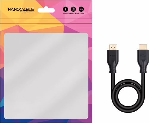 Nanocable HDMI A/M a HDMI A/M 1m Negro (10.15.3901) | 8433281013858 imagen 5