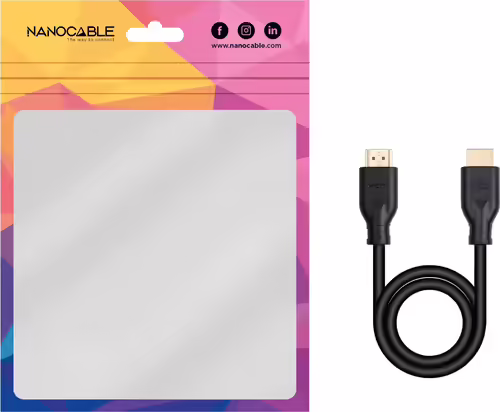 Nanocable HDMI cable V2.0 4K@60Hz 18Gbps A/M-A/M CCS 5 m | 10.15.3905 | 8433281013896 imagen 5
