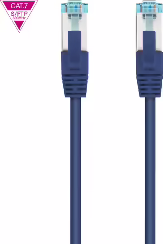 Latiguillo Nanocable Cat7 SFTP 0.5m Azul(10.20.1700-BL) | 8433281011625 imagen 2