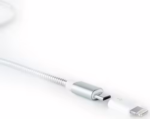 Nanocable Lightning/M a mUSB/H Blanco (10.10.4100) | 8433281010758 imagen 3