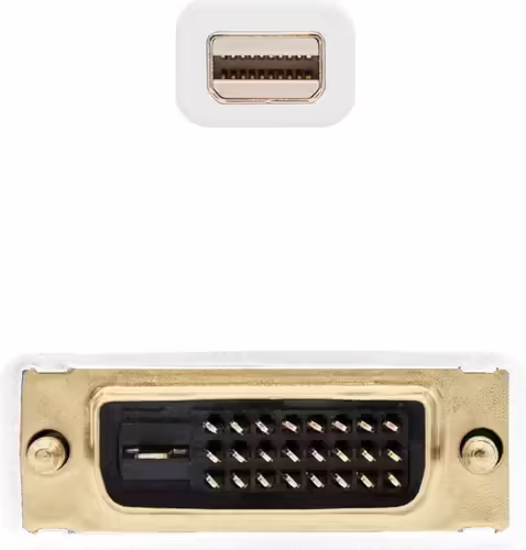 CABLE NANOCABLE MINI DISPLAYPORT MACHO A DVI MACHO 5M BLANCO 10.15.4205 | 8433281008632 imagen 3