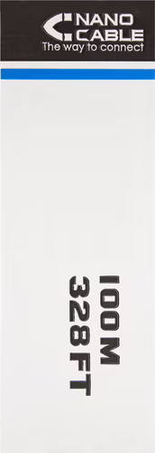BOBINA CABLE UTP CAT-5E 100M FLEXIBLE NANOCABLE 10.20.0302-FLEX | 8433281005327 imagen 2