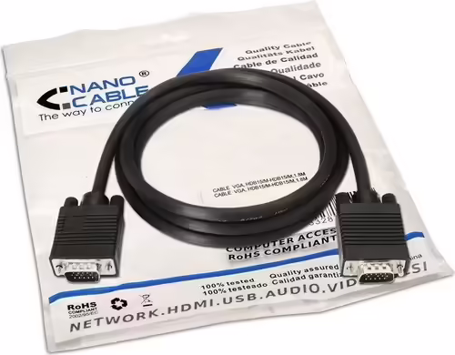 Nanocable VGA/M a VGA/M 5m Negro (10.15.1305) | 8433281002951 imagen 3