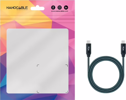 Nanocable USB-C 4/M a USB-C 4/M 2m (10.01.4302-COMB) | 8433281012820 imagen 6
