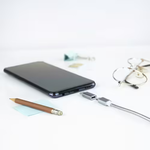 Nanocable USB-C/M a mUSB/H Aluminio Gris (10.02.0011) | 8433281010772 imagen 3