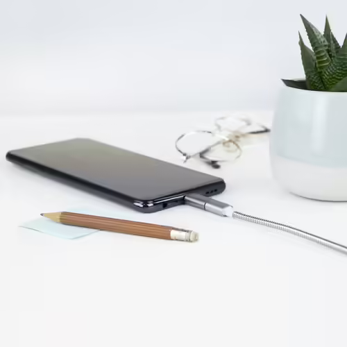 Nanocable USB-C/M a mUSB/H Aluminio Gris (10.02.0011) | 8433281010772 imagen 5