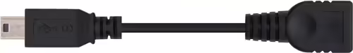 Nanocable MiniUSB-B/M a USB-A/H 15cm Negro (10.01.3800) | 8433281006621 imagen 3