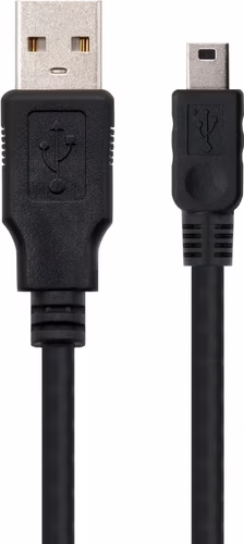 Nanocable USB-A/M a Mini USB-B/M 1.8m Negro(10.01.0402) | 8433281000513 imagen 2