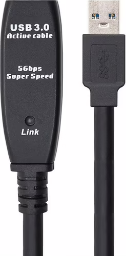 Nanocable USB-A/M a USB-A/H 10m Negro (10.01.0312) | 8433281008243 imagen 2