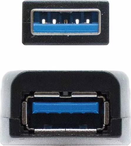 Nanocable USB-A/M a USB-A/H 10m Negro (10.01.0312) | 8433281008243 imagen 3