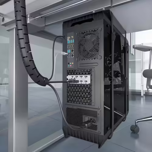 AISENS Organizador de cable en espiral 25mm, Negro, 6.0m | A151-0899 | 8435739902110 imagen 3