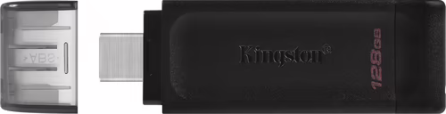 Pendrive Kingston 128Gb USB-C 3.0 Negro (DT70/128GB) | 0740617305371 imagen 5