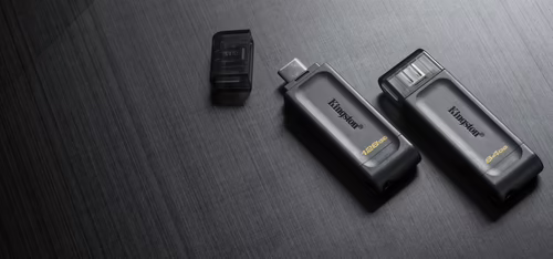 Pendrive Kingston 128Gb USB-C 3.0 Negro (DT70/128GB) | 0740617305371 imagen 9