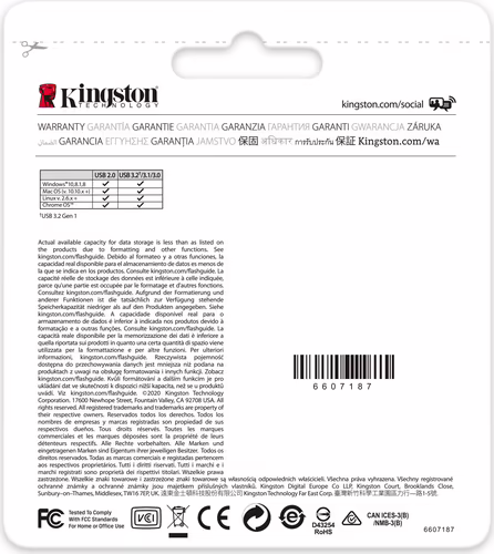 Pendrive Kingston Exodia M 128Gb USB-A 3.0 (DTXM/128GB) | 0740617326376 imagen 7