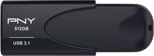 Pendrive PNY 512Gb USB-A 3.1 Negro (FD512ATT431KK-EF) | 3536403372897 imagen 2