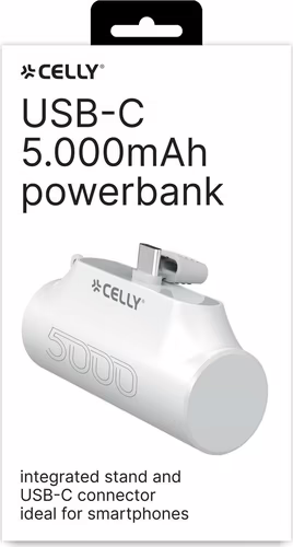 Celly PBC5000BK 5000 mAh Negro | PBC5000WH | 8021735207603 imagen 2
