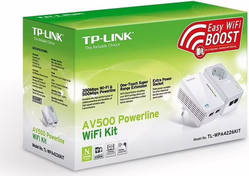 PLC TP-LINK 500MBS 2UD AV500 TL-WPA4226KIT | 6935364032739 imagen 2