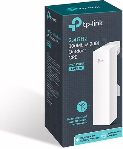 Tp-link Punto acceso inalambrico 300Mbps 2.4Ghz CPE Exterior 2 antenas 9dBi dire | CPE210 imagen 4
