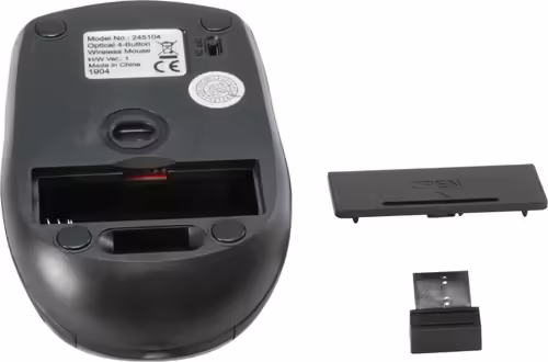 Ratón EQUIP Life Óptico RF 1600dpi Negro (EQ245104) | 4015867208557 imagen 6